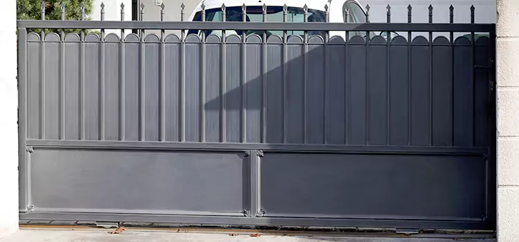 Metal Driveway Gate Installation Holladay